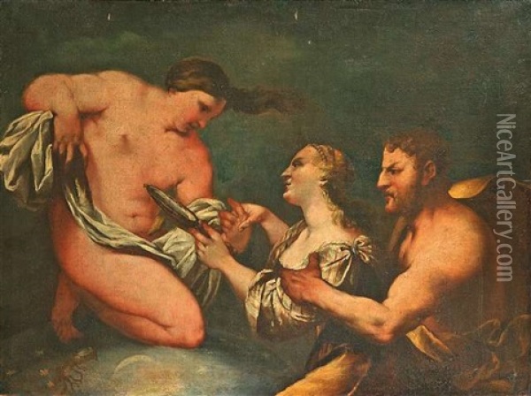 Allegorie Oil Painting - Pietro (Libertino) Liberi