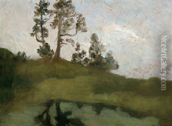 Landschaft Oil Painting - Alois Penz