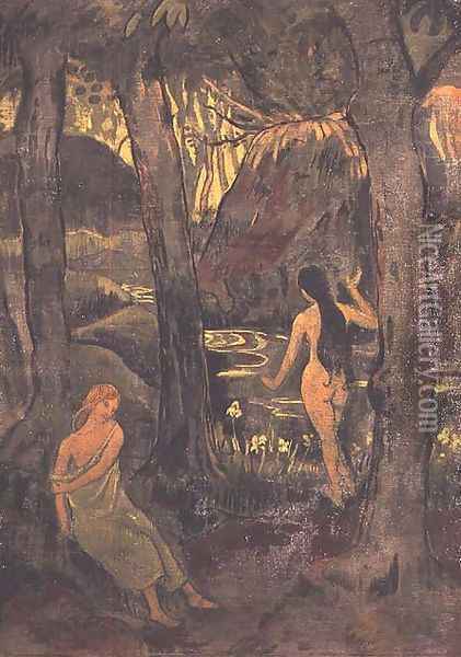 Young Women Bathing, 1892 Oil Painting - Paul Serusier