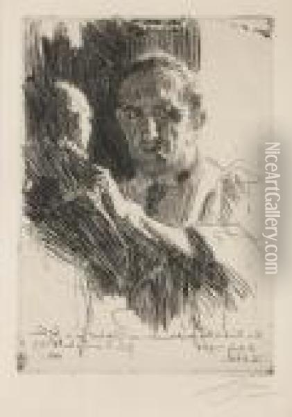 Prins Paul Troubetzkoy Ii Oil Painting - Anders Zorn
