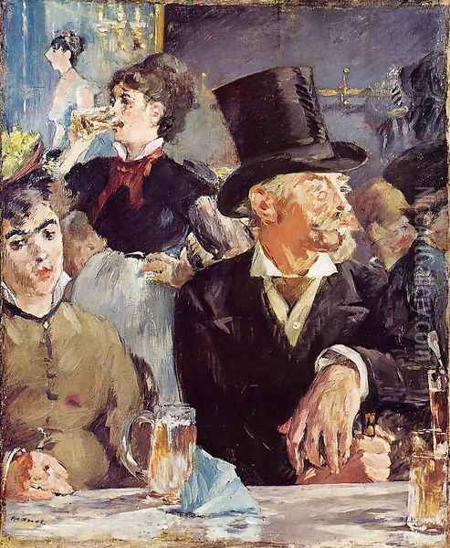 Cafe-Concert Oil Painting - Edouard Manet