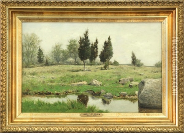 An Idle Summer In Connecticut Oil Painting - Albert Babb Insley