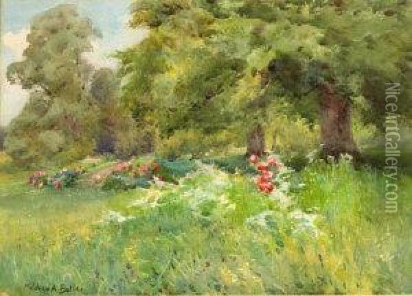 Gardens At Kilmurry Oil Painting - Mildred Anne Butler