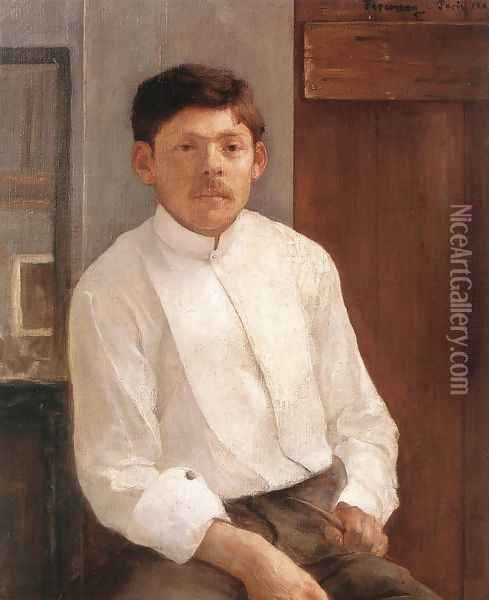 Ede Kallos 1889 Oil Painting - Karoly Ferenczy