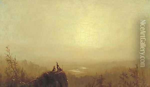 View of Rappahannock Valley 2 Oil Painting - John Williamson
