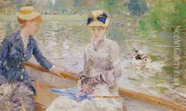 Summer's Day, 1879 Oil Painting - Berthe Morisot