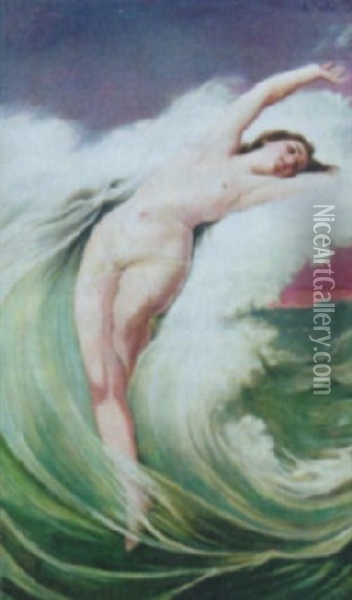 The Birth Of Venus Oil Painting - Alessandro Franchi