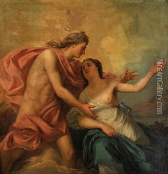 Bacchus Et Ariane Oil Painting - Louis Jean Francois Lagrenee