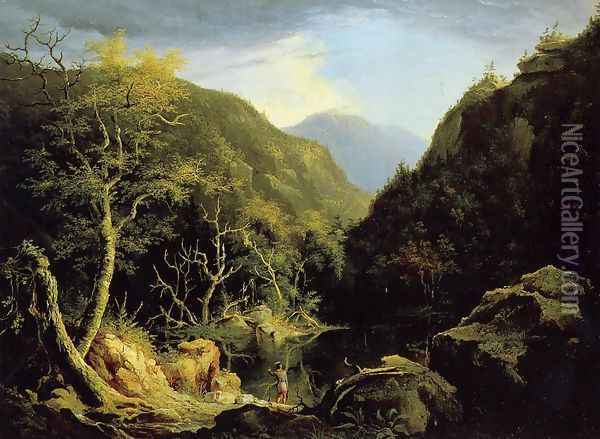 Autumn in the Catskills Oil Painting - Thomas Cole