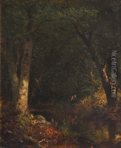 Muir Woods Oil Painting - William Keith