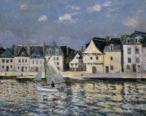 The Port of Saint Goustan, Brittany Oil Painting - Maxime Maufra