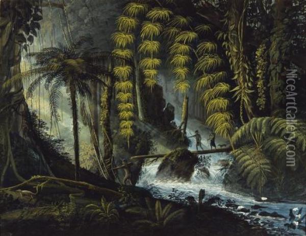 Foret Vierge Du Bresil Oil Painting - Charles Othon Frederic Jean Baptiste