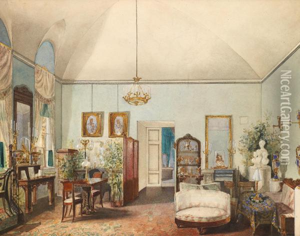 Interior Oil Painting - Andrey Nikolaevich Rakovich