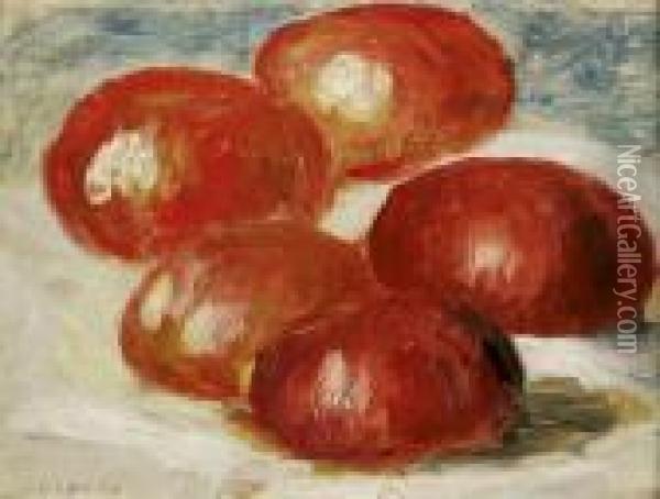 Nature Morte Aux Tomates Oil Painting - Pierre Auguste Renoir