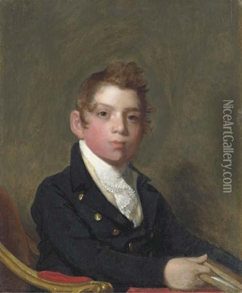 Portrait Of David Urquhart Oil Painting - Gilbert Stuart