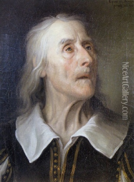 Portrait D'un Acteur Oil Painting - Cavaliere Carlo Francesco Rusca