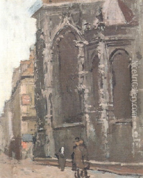 St Jacques, Dieppe Oil Painting - Walter Sickert