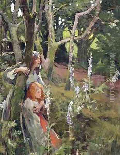 The Enchanted Wood Oil Painting - Elizabeth Stanhope Forbes