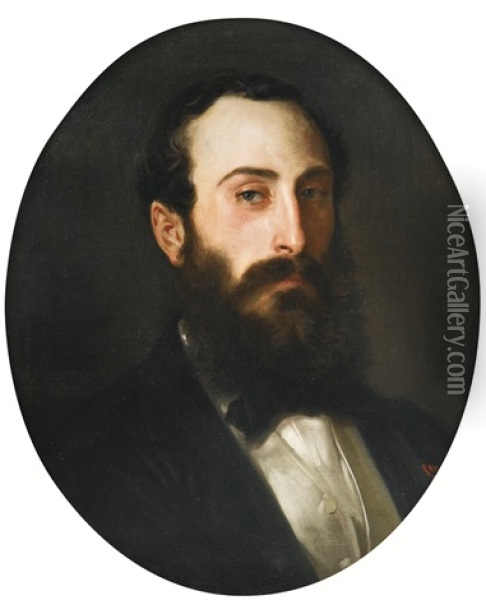 Portrait De Fernand Bartholoni Oil Painting - William-Adolphe Bouguereau