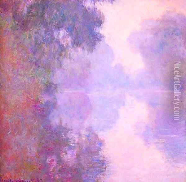 Misty morning on the seine 1892 Oil Painting - Claude Oscar Monet