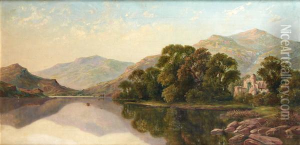 Vue D'un Lac Oil Painting - Sidney Richard Percy