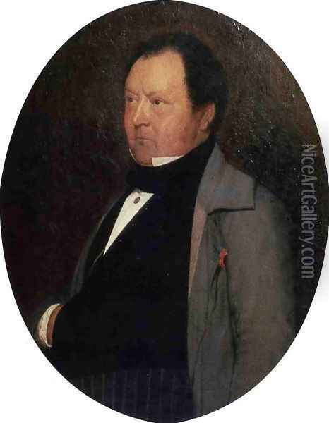 Portrait of M. Leblond Oil Painting - Jean-Leon Gerome