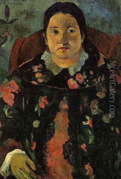 Portrait Of Suzanne Bambridge Oil Painting - Paul Gauguin