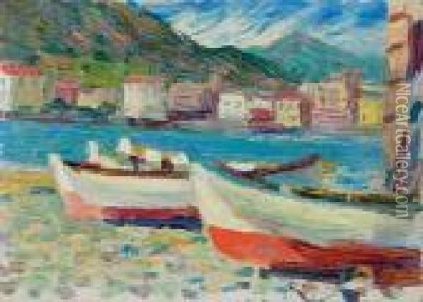 Rapallo, Boote Oil Painting - Wassily Kandinsky