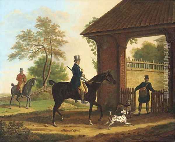 Returning from the day's shoot Oil Painting - Horace Vernet