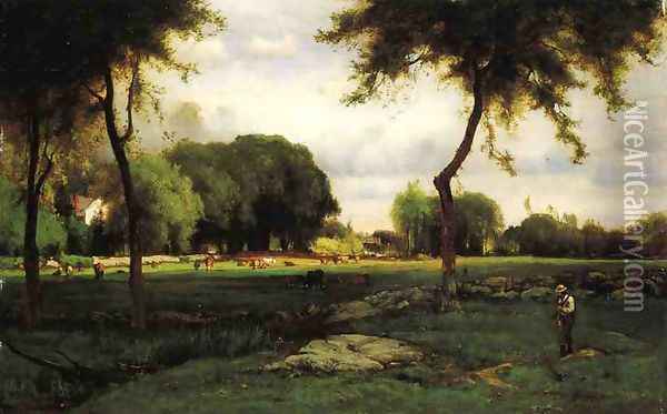 Montclair Evening Oil Painting - George Inness