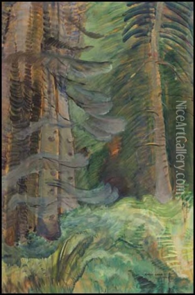 Summer, Mount Douglas (no. 13) Oil Painting - Emily Carr