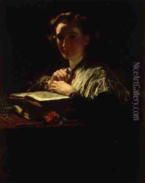 Light Thrown on a Dark Passage Oil Painting - James Sant