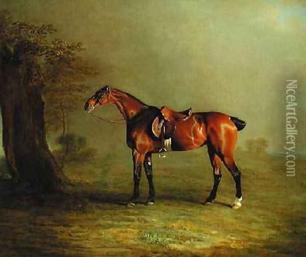 Racehorse Oil Painting - Benjamin Marshall
