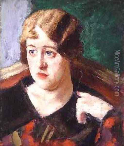 Head of an Irish Girl Oil Painting - Roderic O'Conor