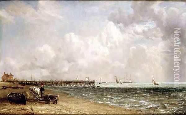 Yarmouth Jetty Oil Painting - John Constable