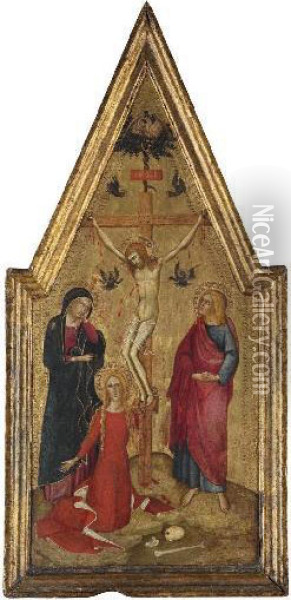 The Crucifixion Oil Painting - Buonaccorso Di Niccolo