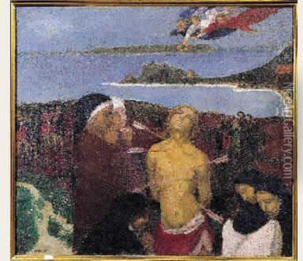 Saint Sebastien Devant La Mer Oil Painting - Maurice Denis