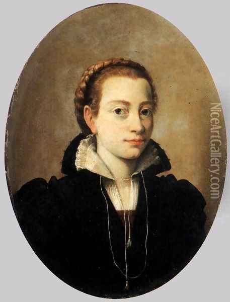 Self-Portrait Oil Painting - Sofonisba Anguissola