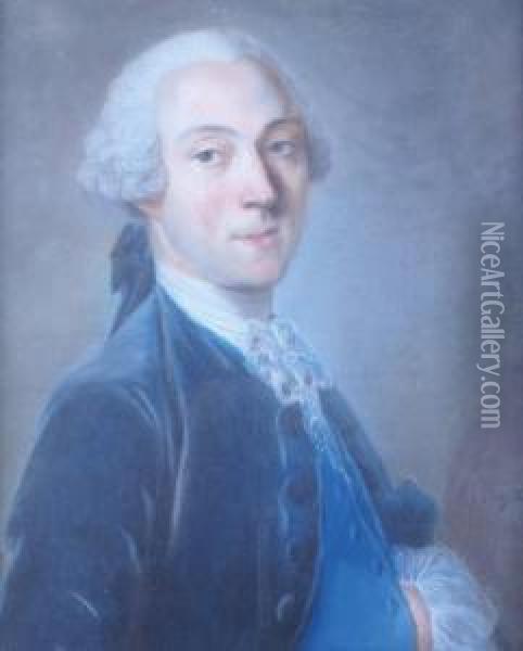 Portrait D'homme Oil Painting - Louis Vigee