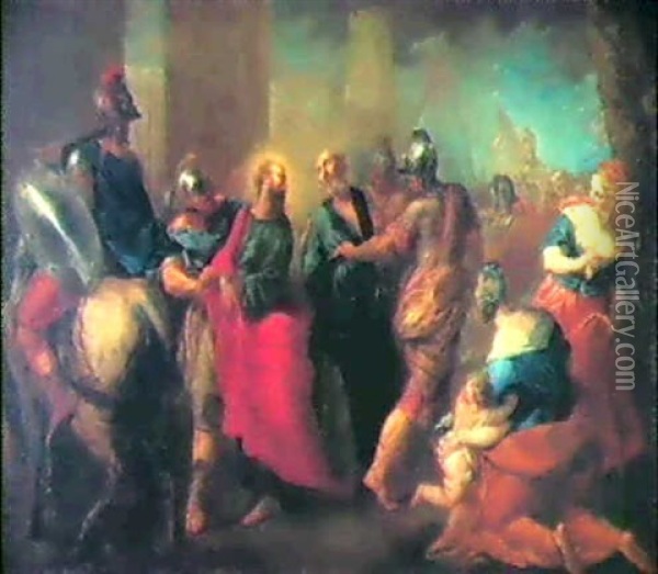 L'arrestation De Saint Pierre Oil Painting - Jean Restout the Younger