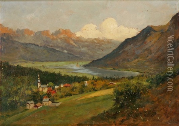 Piemonteser Landschaft Oil Painting - Giuseppe Buscaglione