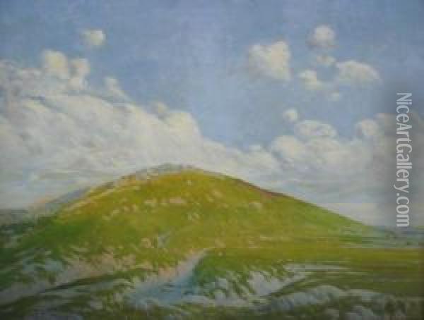 Cerro Uruguayo Oil Painting - Ernesto Laroche