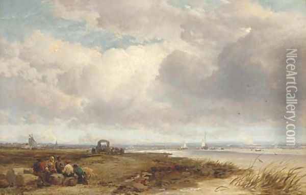 Iken, Suffolk Oil Painting - James Webb