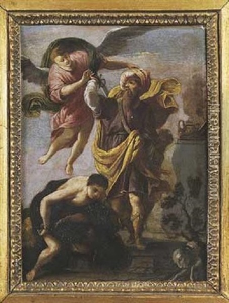 La Sacrifice D'isaac Oil Painting - Joseph Heintz the Younger