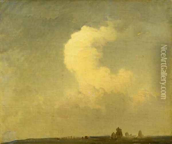The Cloud, 1860's Oil Painting - Feodor Alexandrovich Vasilyev
