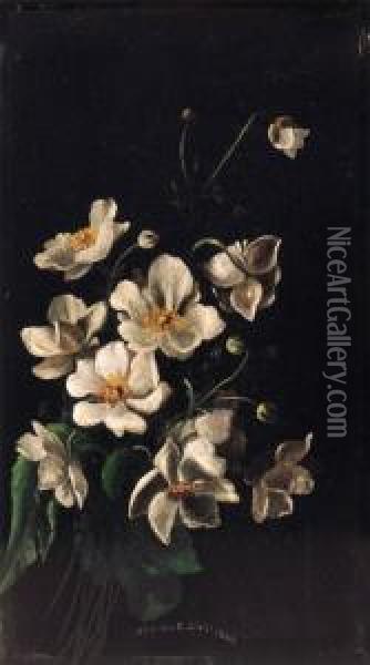 Floral Still Life Oil Painting - Charles Christian Nahl