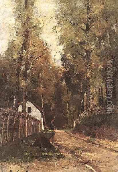 Morning in the Forest 1875 2 Oil Painting - Laszlo Paal