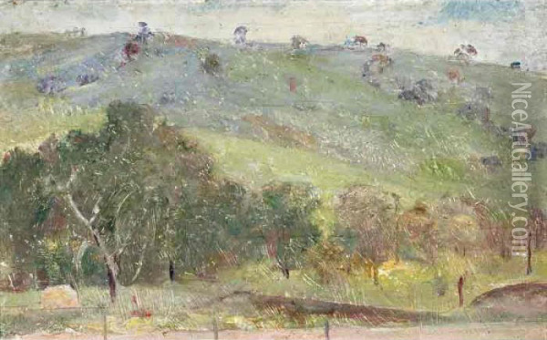 Glover Country Oil Painting - Tom Roberts