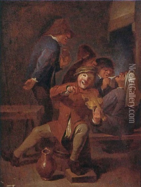Le Petit Concert A L'auberge Oil Painting - Cornelis Pietersz Bega