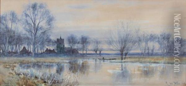Witham.essex Oil Painting - Robert Winter Fraser